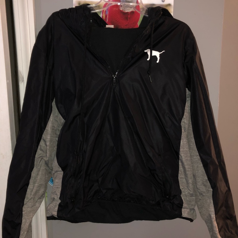PINK raincoat 3/4 zip